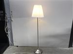 (245) Mooie staande lamp met witte kap 154 cm hoog