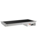 Vitrokeramisch bakplaatelement 2x gn 1/1 | Diamond | DPA/PVV08