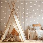 Muurstickers - Daisies X - white Daisies X