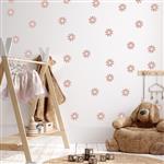 Muurstickers - Daisies IV - pink Daisies IV