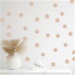 Muurstickers - Daisies III - beige Daisies III