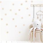 Muurstickers - Daisies I - beige Daisies I