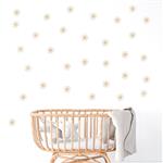 Muurstickers - Daisies V - beige Daisies V