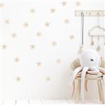 Muurstickers - Daisies I - beige Daisies I