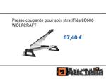 Snijapparatuur voor laminaten WOLFCRAFT LC 600