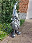 Beeld, Beeld, garden statue 95 cm high gnome pin hat - 95 cm - polyresin