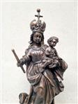 sculptuur, Madonna met kind - 65 cm - Brons