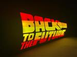 Back to the future - Lichtbord - Plastic