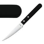 Steakmessen - Amefa - Zwart heft - 12 stuks - H003