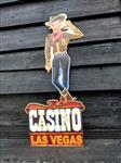 casino - Wandbord - las vegas - metaal