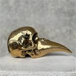 sculptuur, No Reserve Price - Mythical Polished bronze beaked figure, half man half bird - 10 cm - B