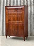 Secrétaire à abattant - Buro, bureau, klepburo, klepbureau, secretaire a abattant - Mahonie