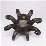 sculptuur, Sculpture Octopus - Bronze - 15 cm - Brons