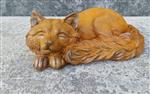 Beeldje - A sleeping fox - IJzer (gegoten)