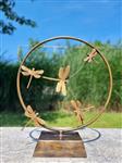 sculptuur, Bronze butterflies - 38 cm - Brons