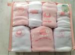 Prachtige Set van 7 Witte en Roze Rompers  Mt 86