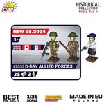 COBI 2055 3 Figuren Allied Forces D-Day 1944