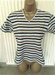 Getailleerd T-Shirt met V-Hals - Medium/Large