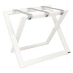 Bagagerek Roootz - Wit - met leren grijze banden - COMPACT