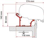Fiamma Adria Caravan Adapter 450 >2015 F65/F80