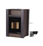 Aquaflame Vario Lend cv-houtkachel Bruin fluweel Handmatige bediening