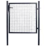 vidaXL Tuinhek van gaas gegalvaniseerd staal 100x100 cm grijs