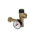 overdruk met manometer solar pompgroep