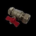 Kogelkraan vleugel 22mm knelkoppeling