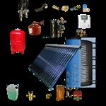 CV verwarming en tapwater zonneboiler 200L+ Prisma Pro 24 (met hygiëne boiler) 5 meter DN16 dubbel H