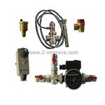 Aansluitset cv-houtkachel met koelspiraal (Aquaflame)