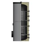 Boiler met 2 warmtewisselaars A+ energie label Grijs 200