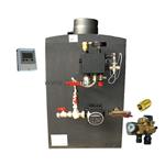 Complete aansluit set cv-houtkachel voor buffervat (Uni 2B)