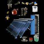 CV verwarming en tapwater zonneboiler 300L+ 2 x Prisma Pro 24 5 meter DN16 dubbel HT geïsoleerd flex