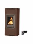 Aquaflame 12 cv-houtkachel Bruin Handmatige bediening