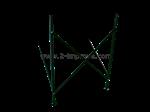 Plat dak frame - 12 heatpipes