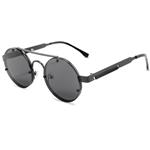 Classic Gothic Steampunk Sunglasses Unisex - Retro Round Metal Frame Glasses UV400