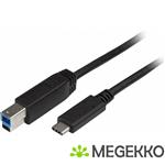 StarTech.com USB315CB2M 2m USB C USB B Zwart USB-kabel