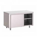 RVS Werktafel met schuifdeuren 1000 x 700 x 900 mm