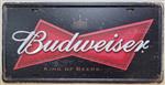 Budweiser kenteken plaat