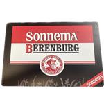 Reclamebord Sonnema berenburg zwart met logo 30x20