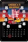 America's highway route 66 reclamebord