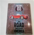 Route 66  AC Cobra reclamebord