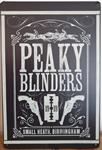Peaky Blinders zwart reclamebord