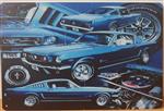 Ford mustang reclamebord