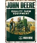 John Deere quality farm equipment reclamebord