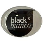 Occasion - Ovale taplens Black & Blanco