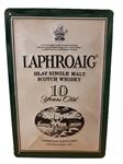 Laphroaig distillery reclamebord