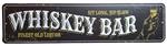 Whiskey bar finest old liquor reclamebord