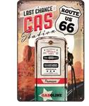 Route 66 Gas Station reclamebord