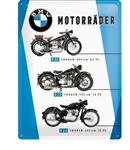 BMW Motorrader Chart reclamebord